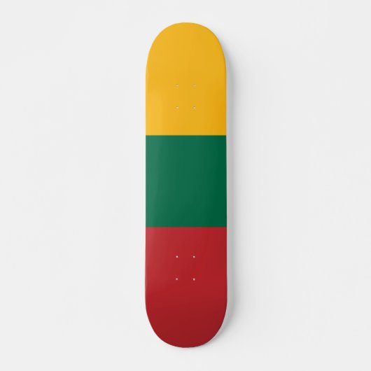 Litouwse vlag skateboard (Voorkant)