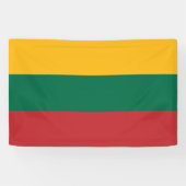 Litouwse vlag spandoek (Horizontaal)