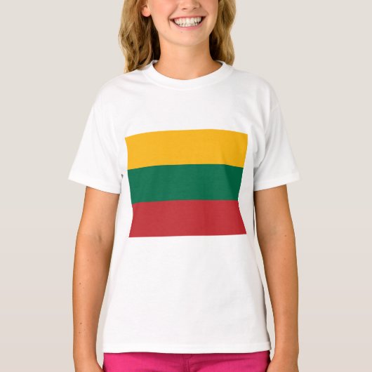 Litouwse vlag t-shirt (Voorkant)