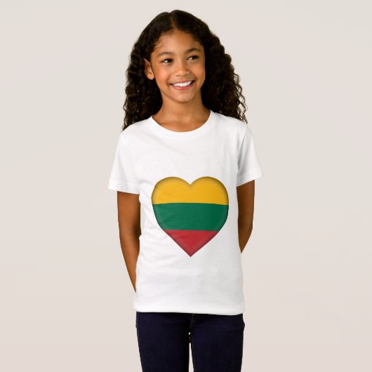 Litouwse vlag t-shirt (Voorkant volledig)