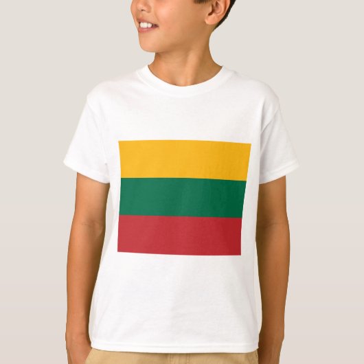 Litouwse vlag t-shirt (Voorkant)