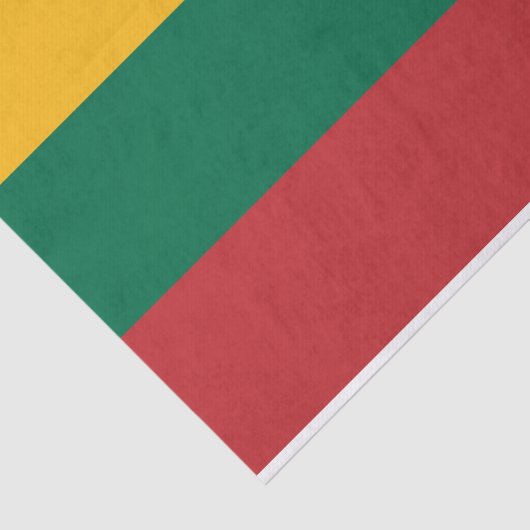 Litouwse vlag tissuepapier (Detail)