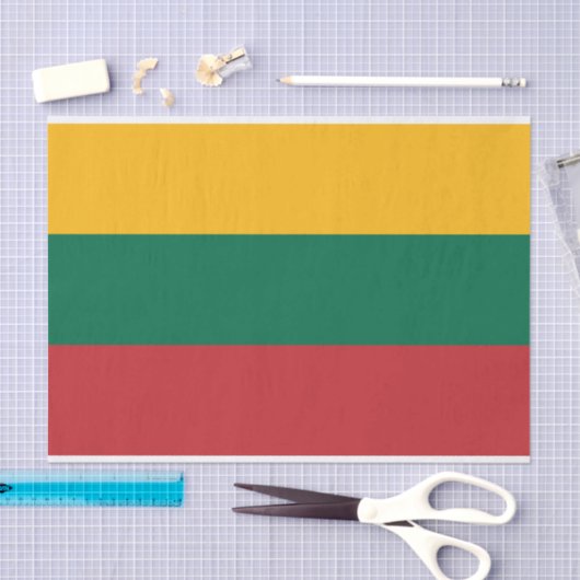 Litouwse vlag tissuepapier (Craft)
