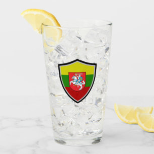 Litouwse vlaggen glas
