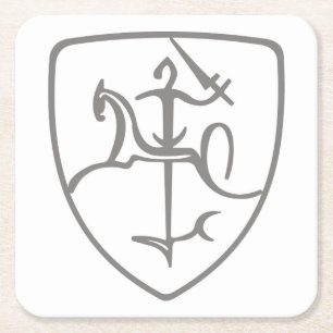 Litouwse Vytis Onderzetter Set