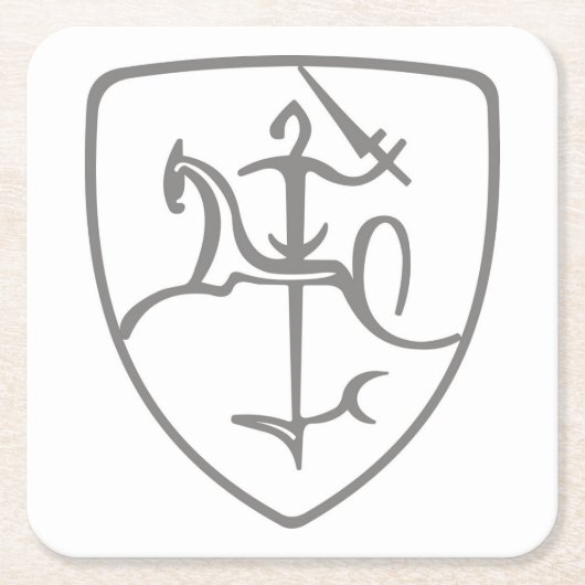 Litouwse Vytis Onderzetter Set (Voorkant)