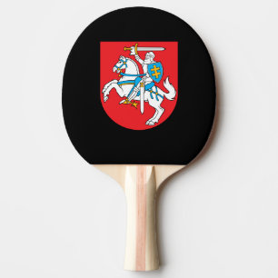 Litouwse wapenmantel tafeltennisbatje