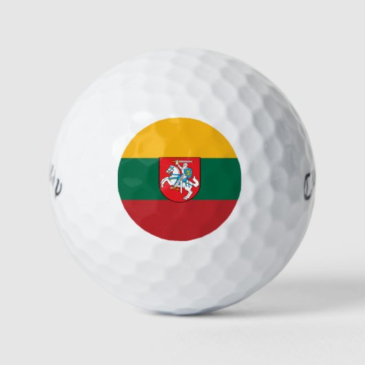 Litouwse wapenschild golfballen (Voorkant)