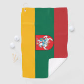 Litouwse wapenschild golfhanddoek (Insitu)