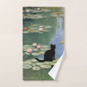 Lits d'eau Monet Claw Pond de chat (Serviette à main)