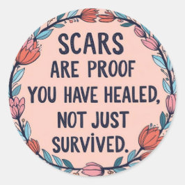 Littekens zijn Proof Sticker