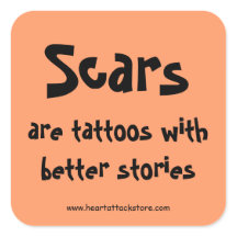 Littekens zijn tattoos met een beter verhaal