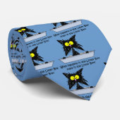 Litterbox Cat Stropdas (Opgerold)