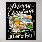 Litter's Full Funny Cat Parody Outfit Sarcastic Ch Poster (Voorkant)