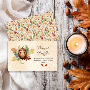 Little Acorn Baby Shower Luierspelkaart Informatiekaartje