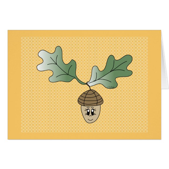 Little Acorn Card (Voorkant Horizontaal)