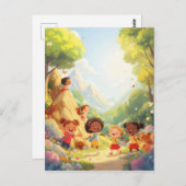 Little Adventurers - Kinder Briefkaart (Voorkant / Achterkant)