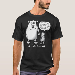 Little Alanis en haar Cross-Eyed Beer (Best on dar T-shirt