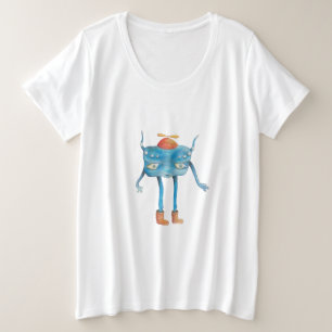 Little Alien Pi Grote Maat T-shirt