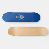 Little Alien Pi Illustration Skateboard (Horizontaal)