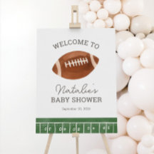 Little All Star Football Baby shower Welkomstbord