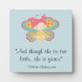 Little and Fierce Butterfly Fairy Fotoplaat (Voorkant)