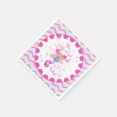 Little Angel 6th Birthday Paper Napkins Servetten (Hoek)