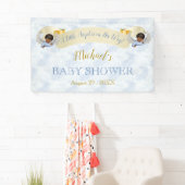 Little Angel Blue Wings Shower Banner (Insitu)