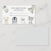 Little Arctic Devine Combien De Chaussettes Carte (Devant / Derrière)