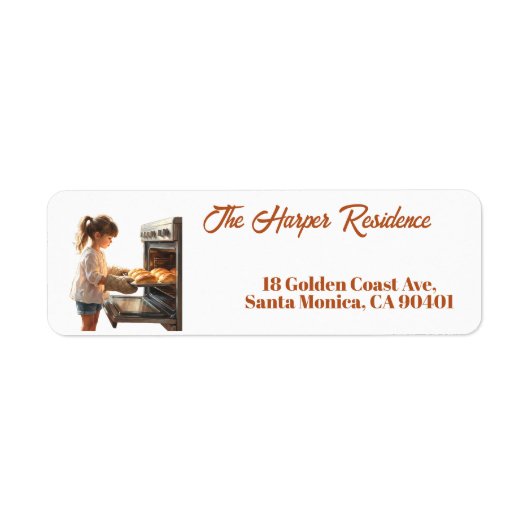 Little Artisan Baker custom Etiket (Voorkant)