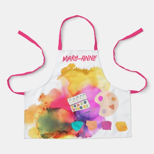 Little Artist splash verf Schort (Voorkant)