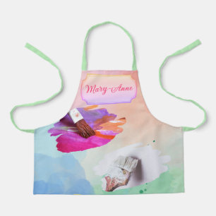 Little Artist verf en borstel set Schort