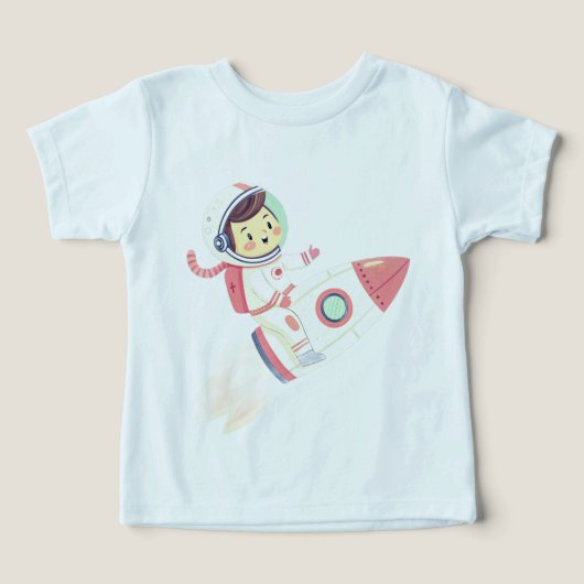 Little Astronaut – Dreamy Space Explorer Kid  (Design voorkant)