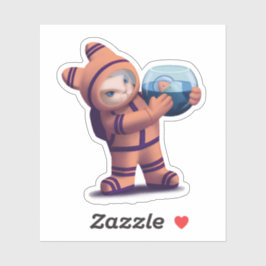 Little Astronaut Sticker