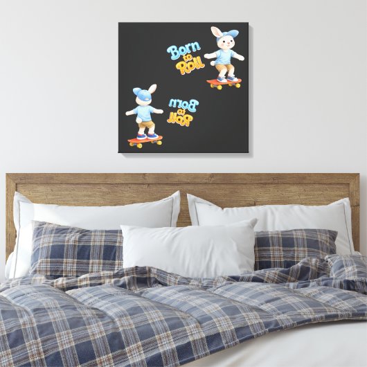Little Athletes Canvas Afdruk (Insitu (Slaapkamer))