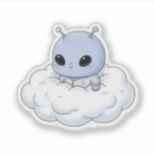 Little Baby Alien Sticker (Voorkant)