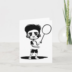 Little Badminton Boy Racket Sports Shuttle Kaart