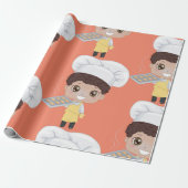 Little Baker Cadeaupapier (Uitgerold)