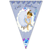 "Little Ballerina" Bunting - Happy Birthday. Vlaggetjes (Tweede vlag)