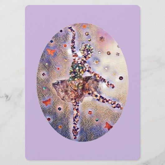 Little Ballerina Cute Dance Show Overweging Programma (Voorkant)