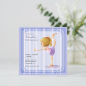 Little Ballerina Dance Considérant Invitations (Debout devant)