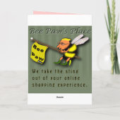 Little Ballerina Kaart (Achterkant)