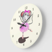 Little Ballerina Mouse Grote Klok (Hoek)