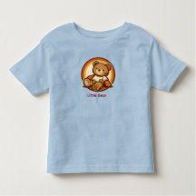 Little Bear Cute Retro Kawaii Toddler T-Shirt