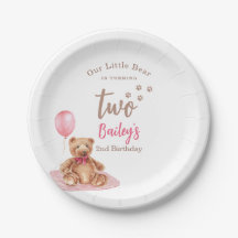 Little Bear Roze Verjaardag Alle Leeftijden