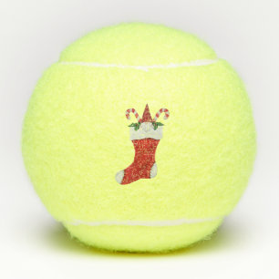 Little Bearded Gnome in Red Kerstmis Stocking Tennisballen