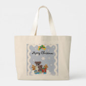 Little Beer Kerstmis Jumbo Canvas tas (Achterkant)