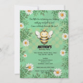 Little Bee's First Buzz: Eerste Verjaardag Kaart (Voorkant)