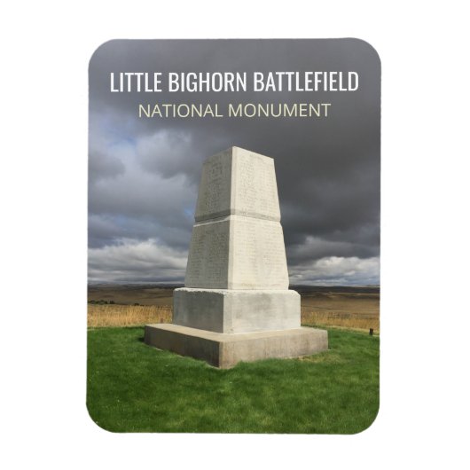 Little Bighorn-herdenkingsmonument Magneet (Verticaal)