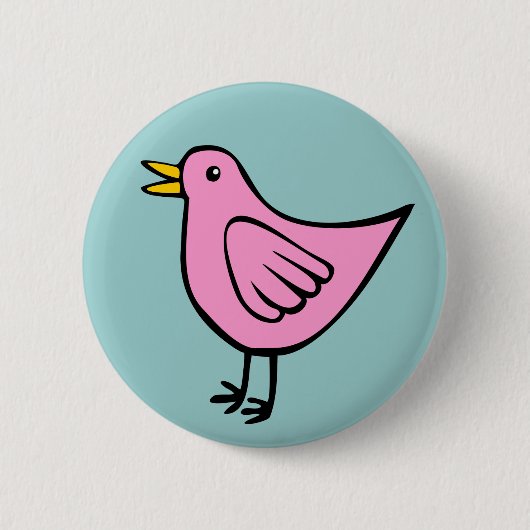 Little Bird 04 Ronde Button 5,7 Cm (Voorkant)